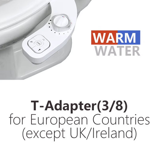 Bidet Hot and Cold Bidet Left Handed Bidet Warm Water Bidet for Toilet Seat Bidets Sprayer Two Nozzles Self Cleaning