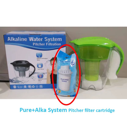 6-Pack Alkaline Mineral Replacement Water Filter Cartridges for 3.5L Water Jug